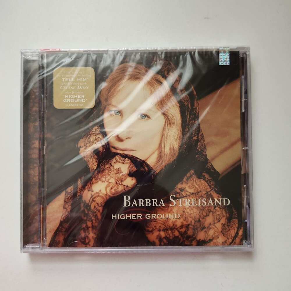 Barbra Streisand "Higher Ground" CD Album Columbia Music VINTAGE, Sealed